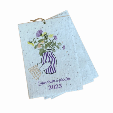 Flyer ensemencé aux herbes aromatiques