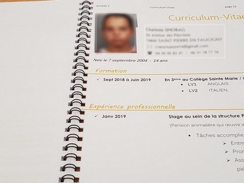 brochure spirale métal