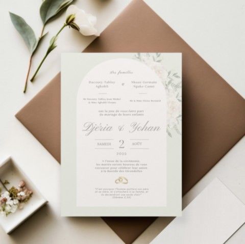 faire part de mariage