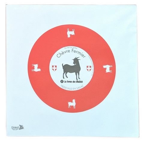 papier fromage chêvre personnalisé