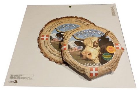 pliage reblochon personnalisé