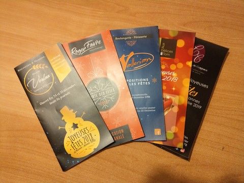 flyers Noël boulangerie