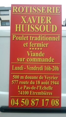 plaque PLV extérieur