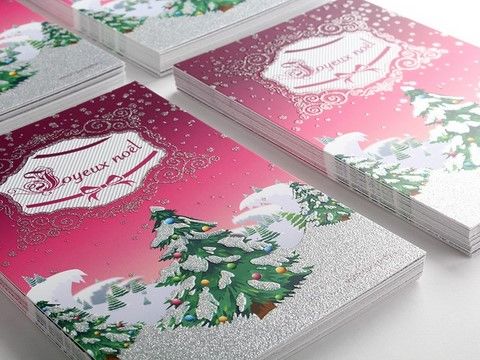 flyers avec paillette