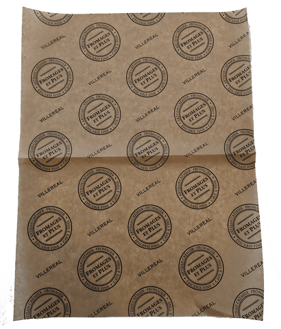 papier kraft brun enduit cire personnalisé