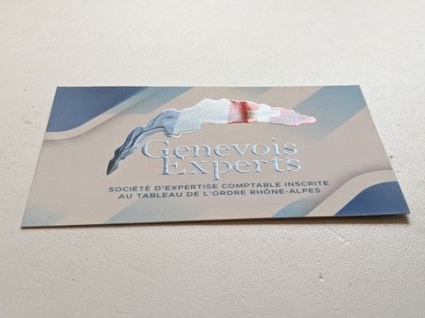 carte soft touch + vernis 3D