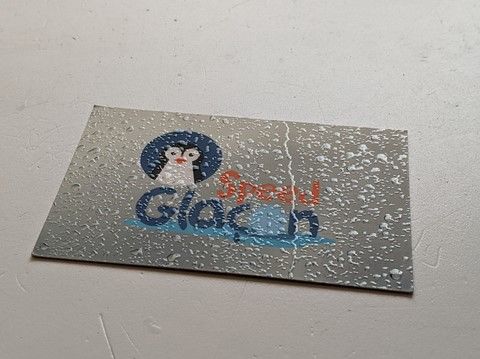 carte avec vernis 3D