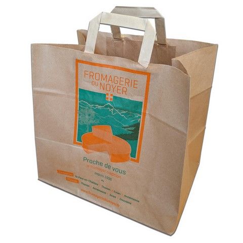 la fromagerie du noyer sac en kraft ppoignées plates