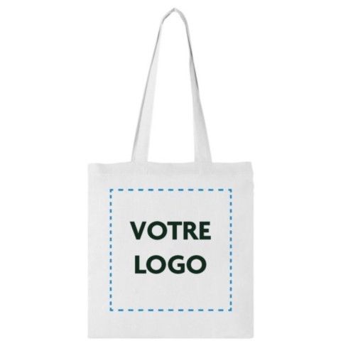 sac 100% coton blanc