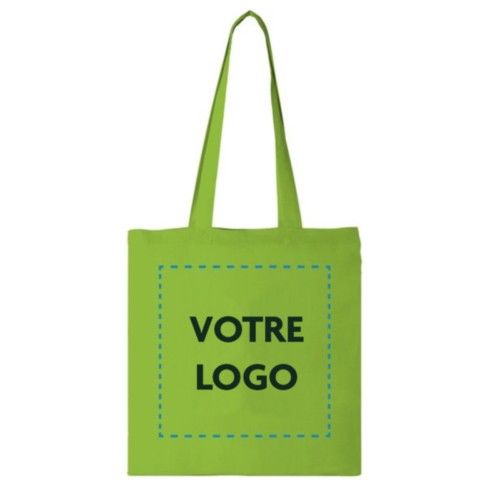 sac 100% coton citron vert