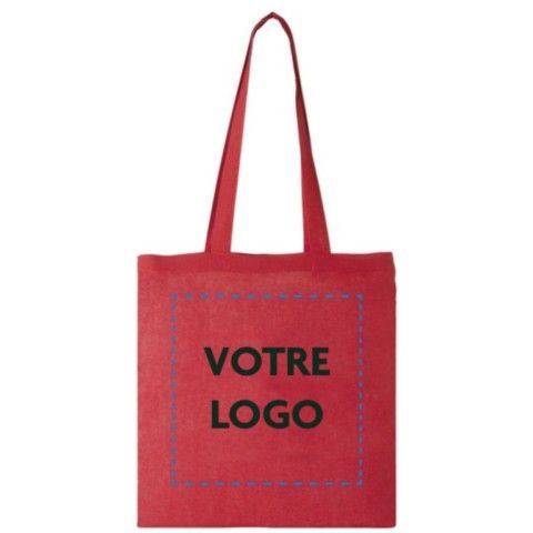 sac 100% coton rouge